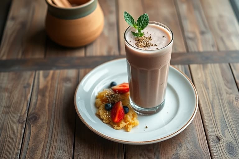 Kremet gresskarpai-smoothie-shake