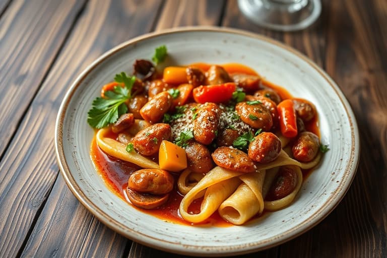 Krydret pølse- og gresskar-chili