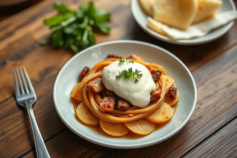 Mock Sou Boreg (armensk makaroni og ost)