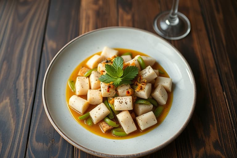 Inlagte hvitløksfedd og jalapeñopepper