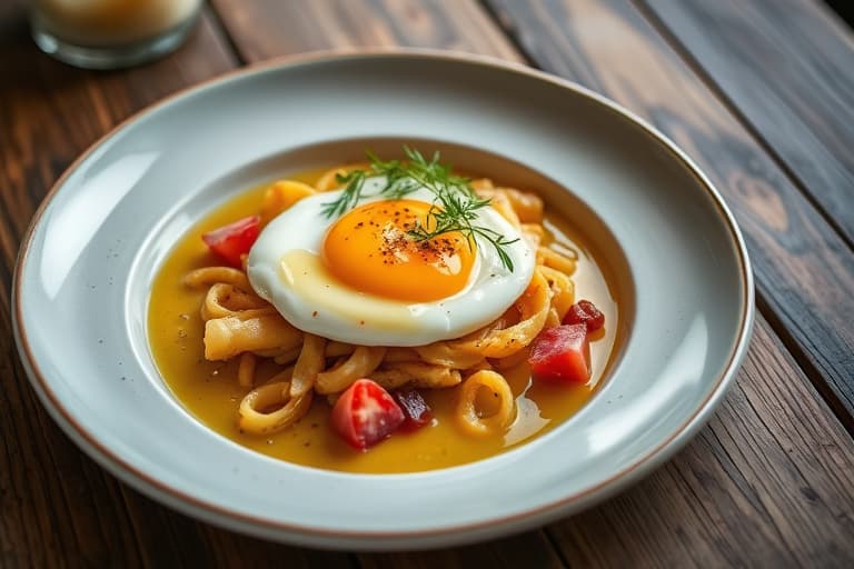 Egg- og kokosnøttkremgelé