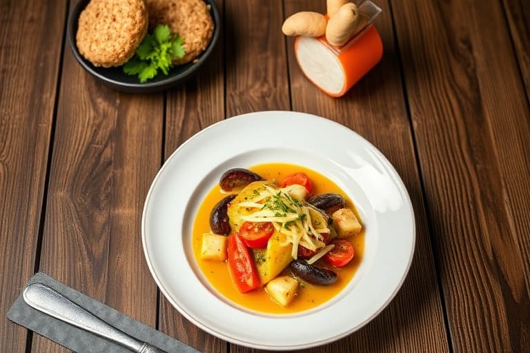 Skivede poteter med Gruyère