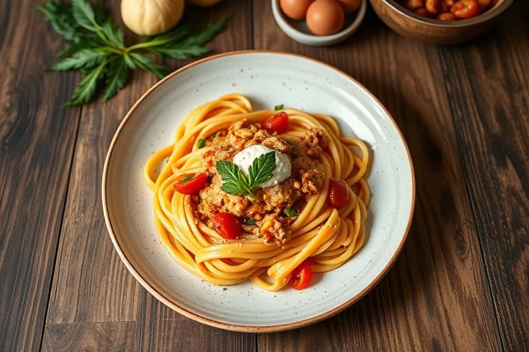 Pasta saus à la Pauly