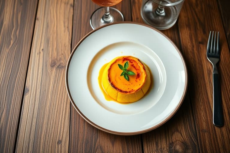 Ristet butternut squash-soufflé
