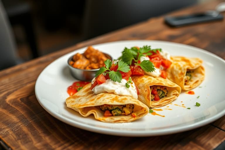 Enkle hvete-tortillas