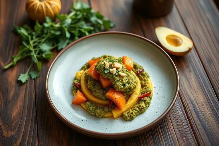Vegansk squashpesto
