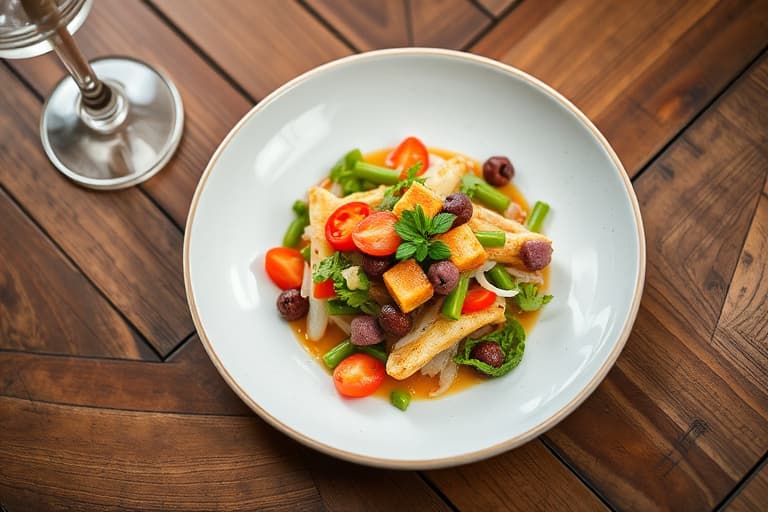 Søt og sprø ertesalat