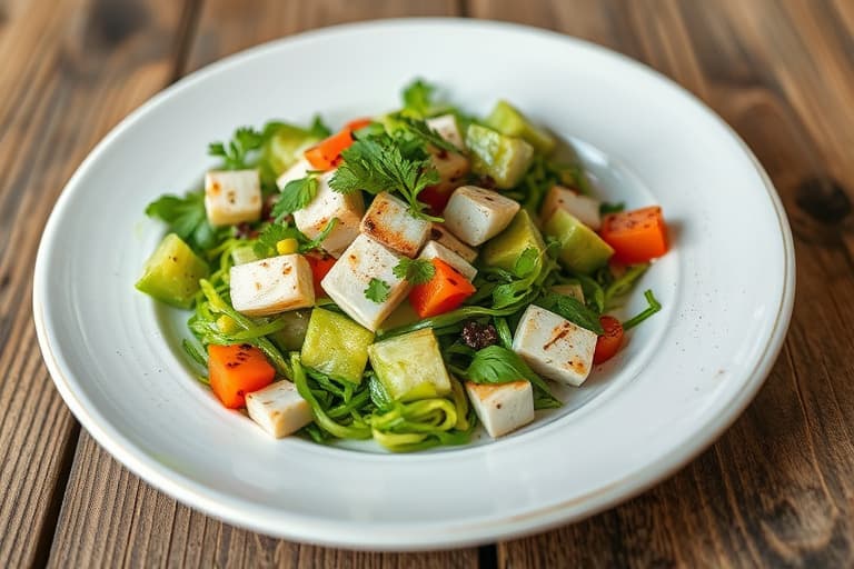 Georgisk bønnesalat