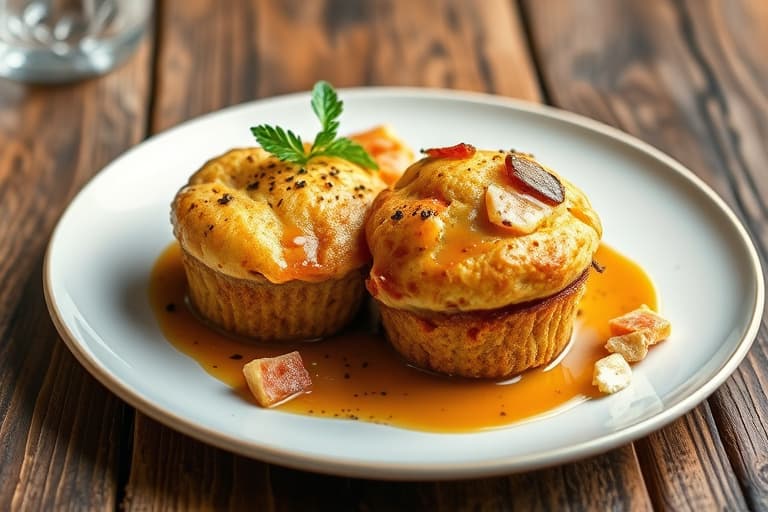 sunnere peanøttsmør-kakemuffins