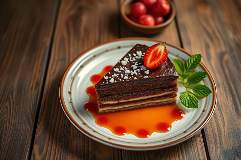 Sjokoladekake med linfrø