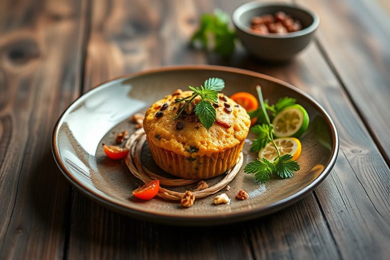 Quinoa med høyt proteininnhold i muffinsform