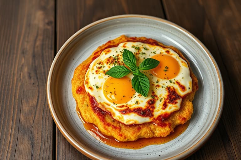 Fersk mozzarella-frittata