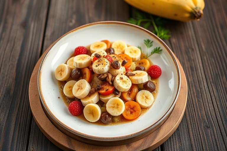 Peanøttsmør- og bananenergibiter