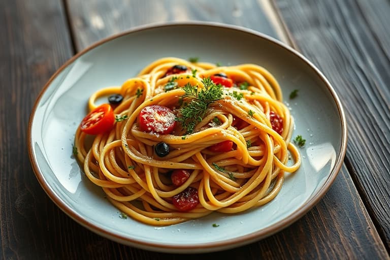 Blekkpasta med blekksprut