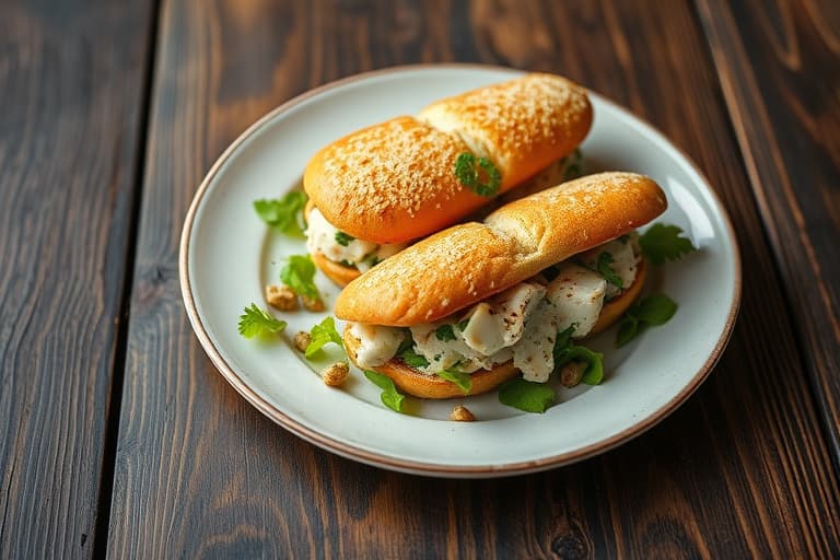 Kikert-«tunfisk»-salat-sandwiches