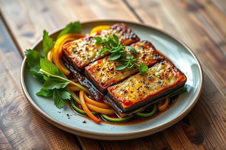 Dobbeltsjokoladekaker med zucchini uten mel