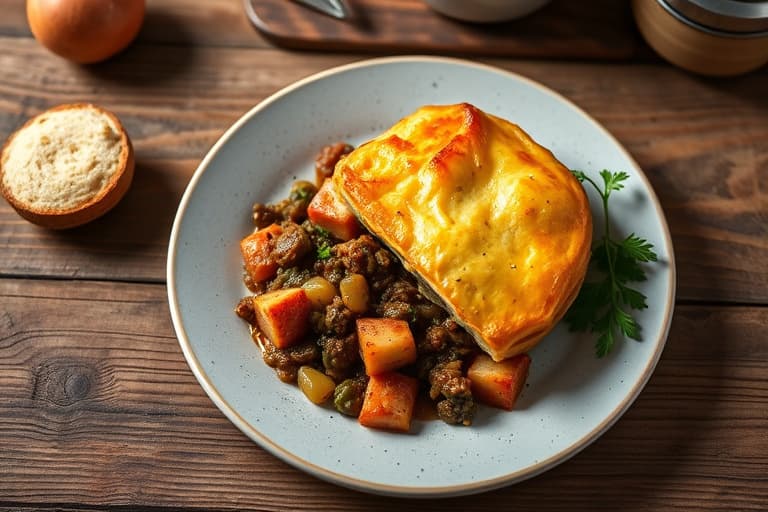 Sarahs vegetariske shepherd's pie