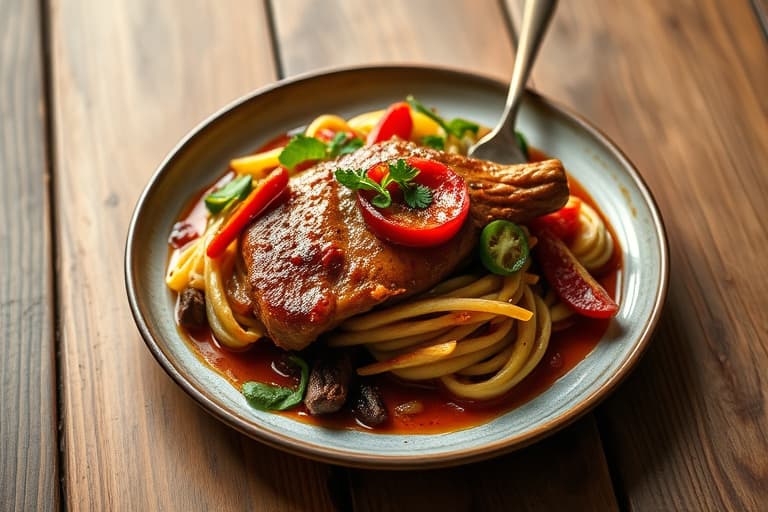 Dobbelstekt chilipork