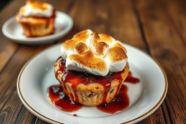 S'mores-cheesecake-muffins
