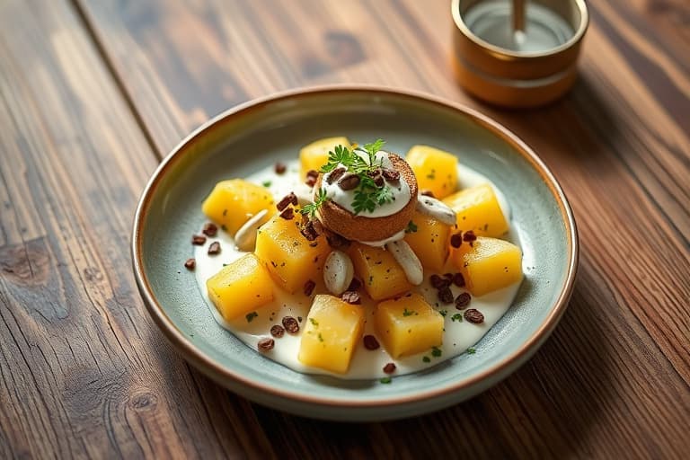 Dato-, mandel- og yoghurtbrød