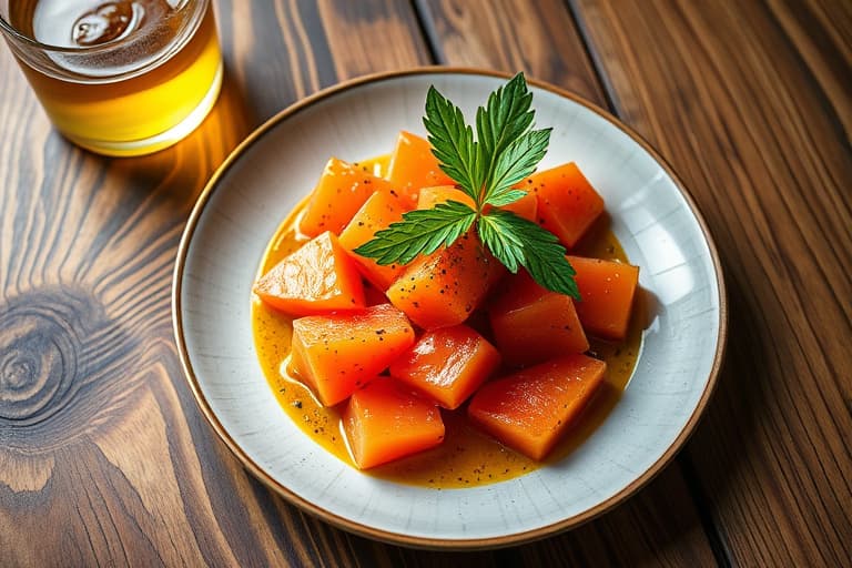 Vannmelon, whiskey, søt te