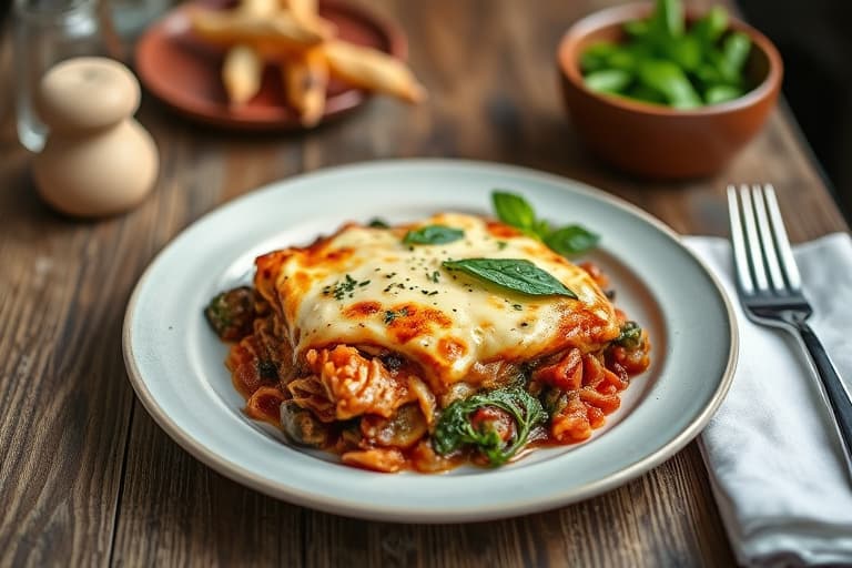 Hjemmelaget sopplasagne