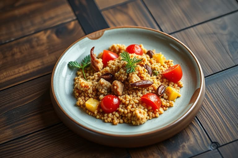 Quinoa- og rosinfrokostbiter