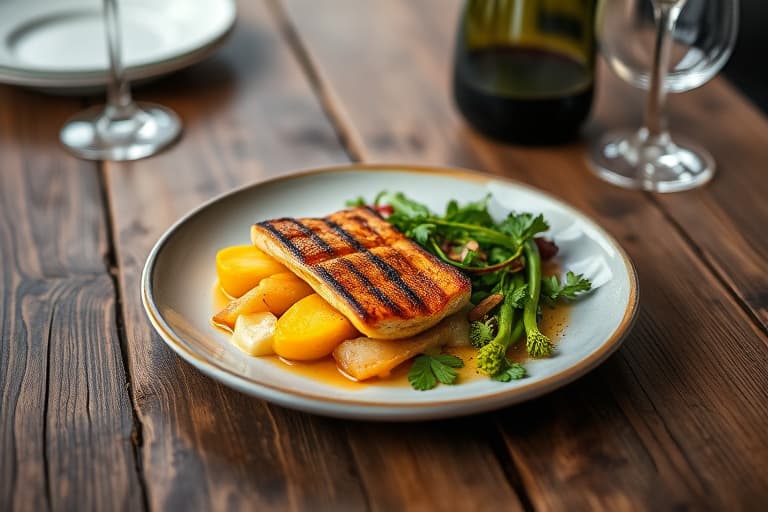 Bålgrillede krydrede grønnsaksposer