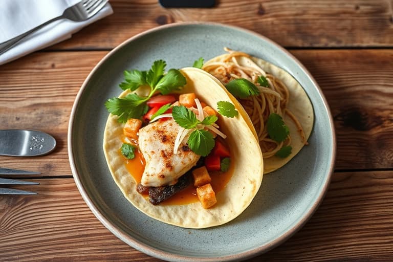 Chef Julians røkte tunfisktacos