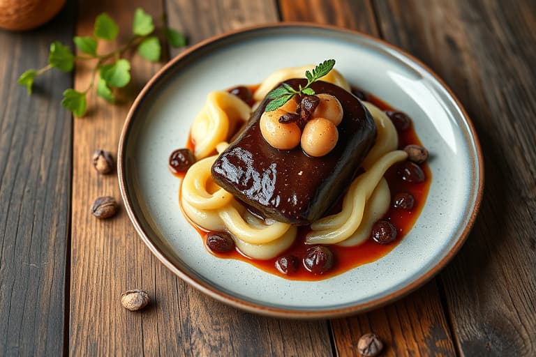 Kokos- og sjokoladeknekk med plommer