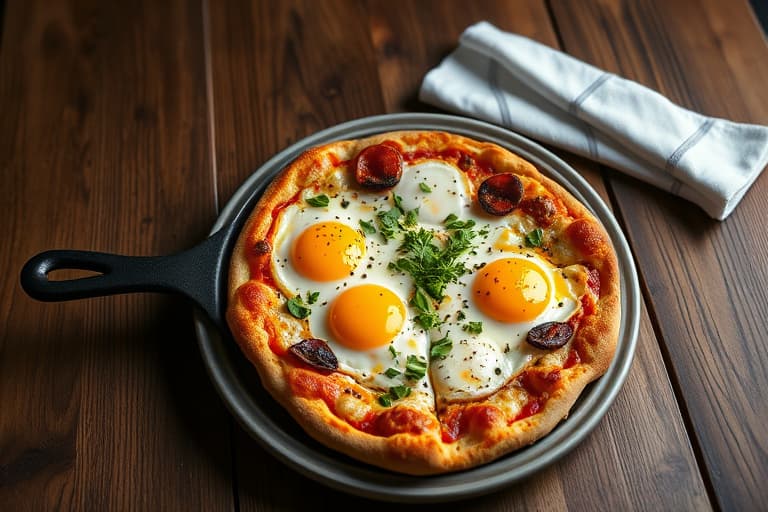 Skillet Breakfast Pizza