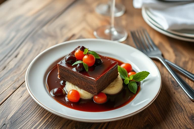 Rask sjokoladekjeks-kake