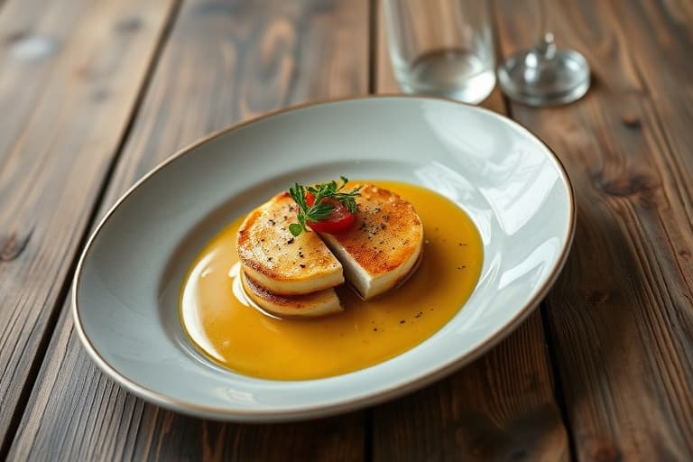 Søtpotetkakestykke med ostekrem