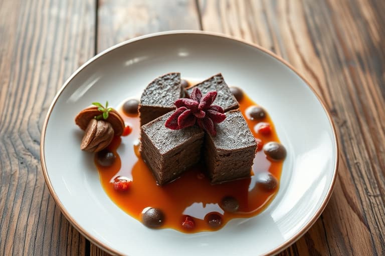 4-lags sjokoladekake med jordbær