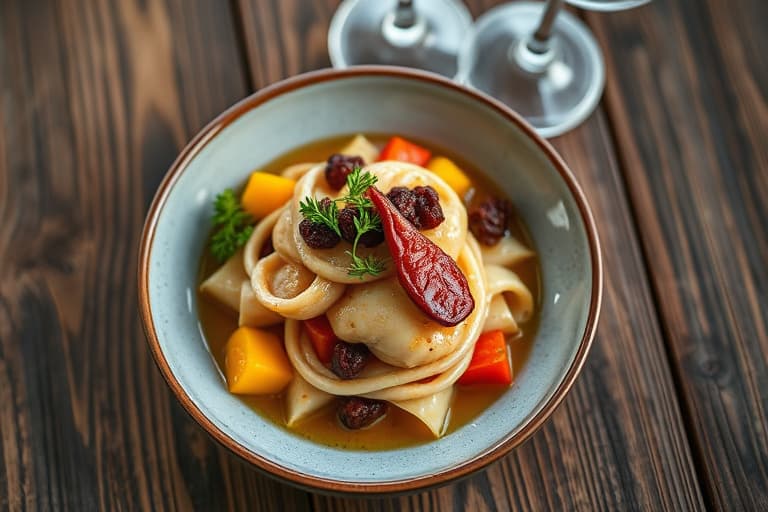 Kanel- og brunsukkerpannekakemiks på glass