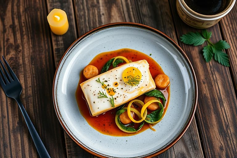 Kantonesk-inspirert fisk og tusenårseggsgrøt