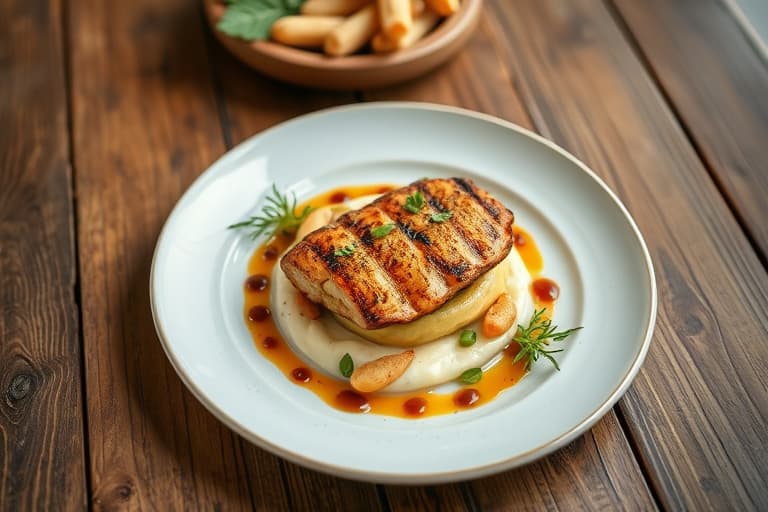 Yoghurtsås-marinerte grillet kylling