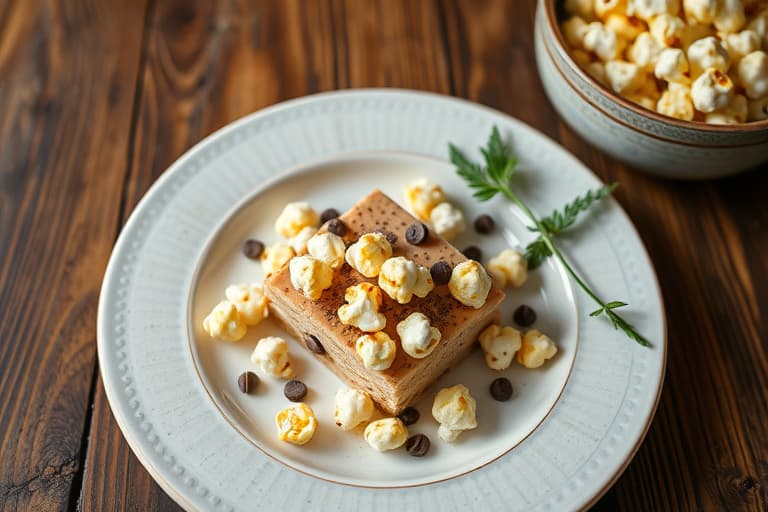 Hvite sjokolade- og tranebærpopcornbarer