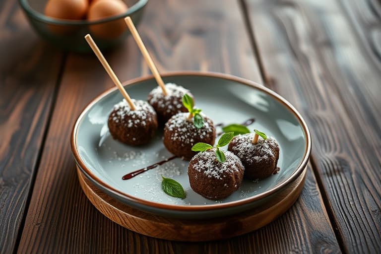 Brownie-trøfler (Brownie-pops)