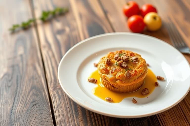 Søtpotetmuffins med pekannøttstreusel