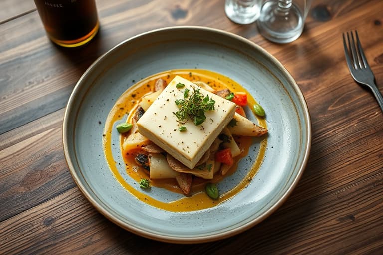 Cheesy blomkål- og spinatmos