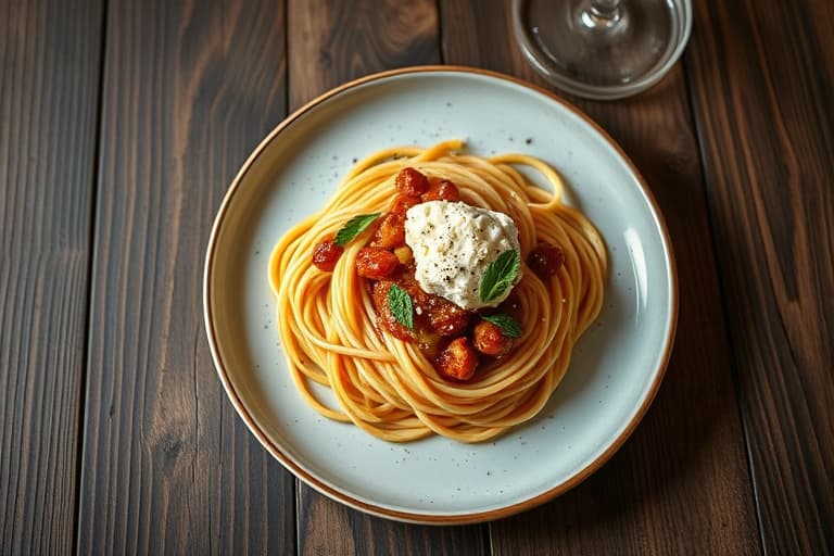 Spaghettipumpa og fetaostgryte