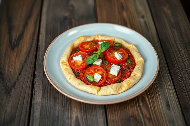 Tomat- og feta-galette