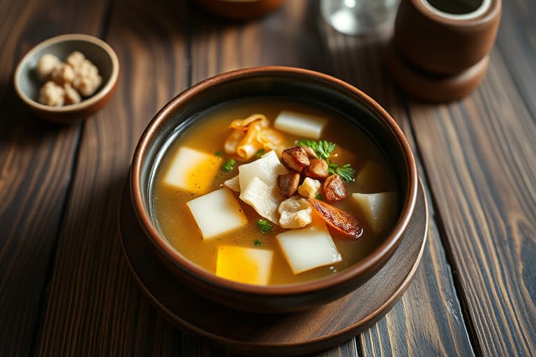 Samgyetang (Kyllingsuppe med ginseng)