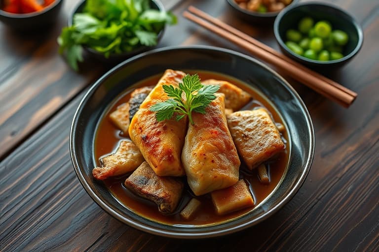 Sinigang na Isda med Miso (Fiskestuing med Miso)