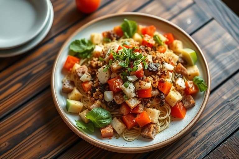 Tunisisk grillet salat (Selata Mishwiya)