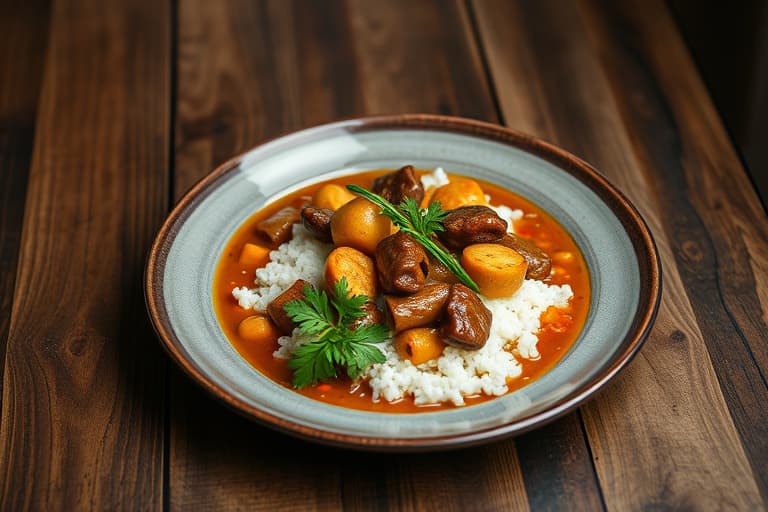 Kyllinggumbo med ris