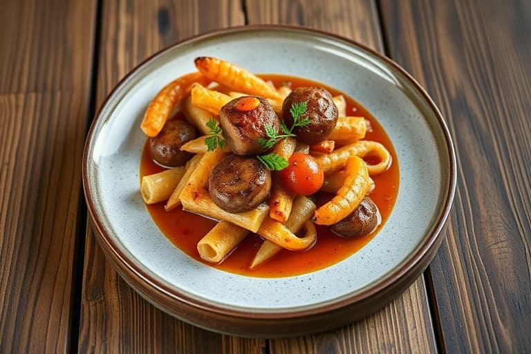 Rosmarinkylling og ovnsbakte grønnsaker