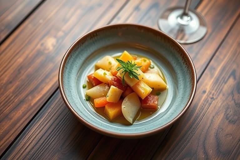 En enkel, langsomkokt hvit kyllingchili