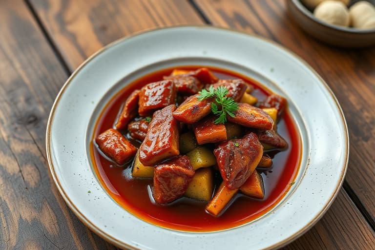 Østnord-Carolina BBQ-saus med en vestkystvri